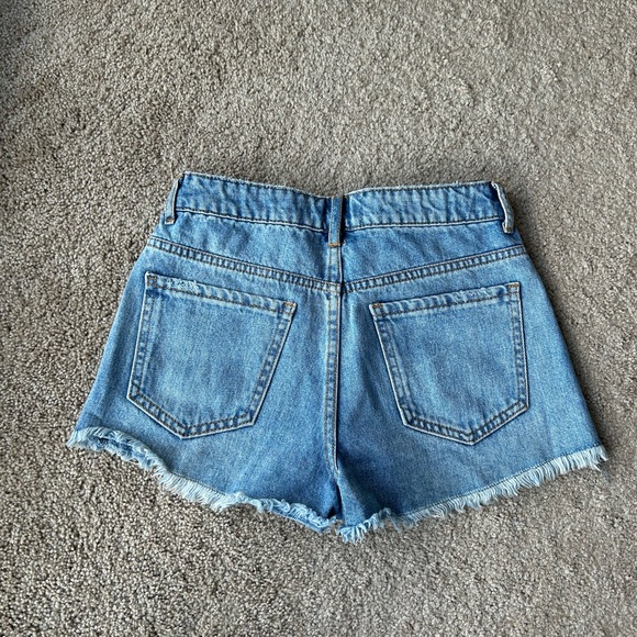 Forever 21 High Waist Denim Shorts - Picture 2 of 3